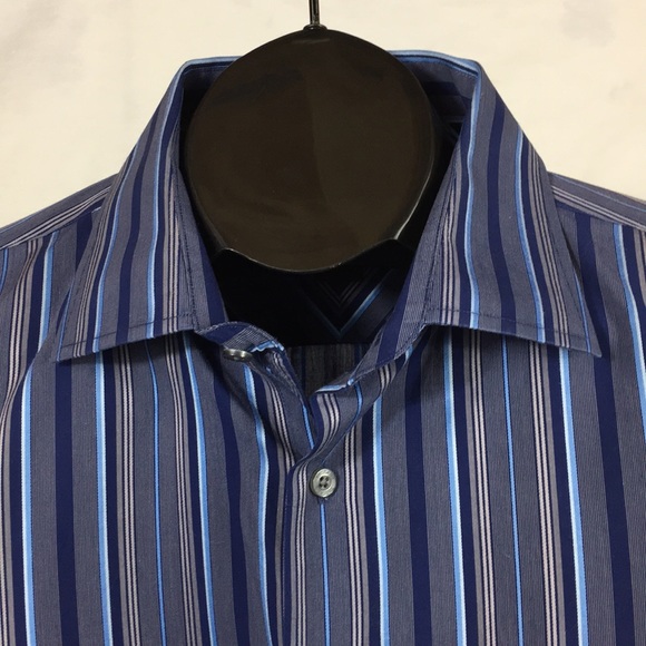 Toscano Other - Toscano Striped Button Up Shirt